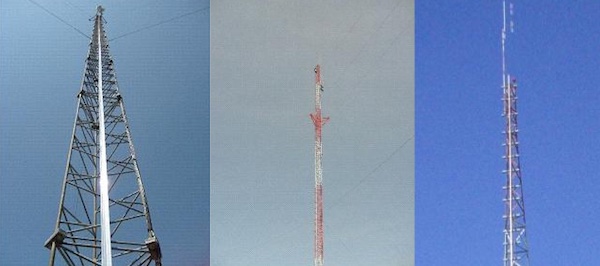 Helicopter Tower Installation, Quebec, Canada during the winter of 1997